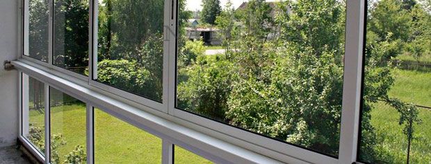 Окна из алюминия 