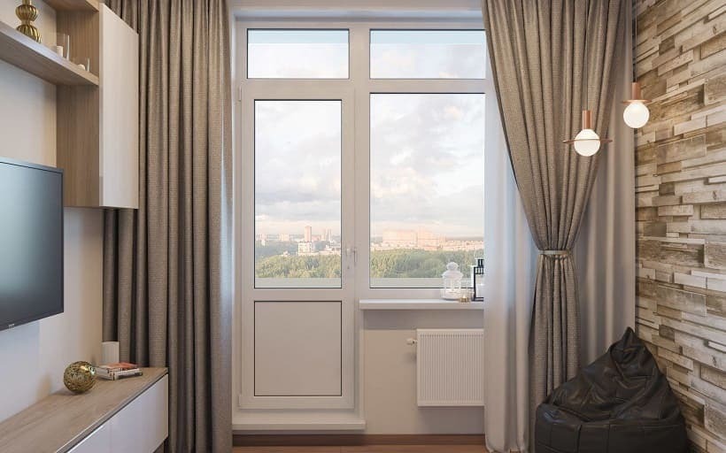 Как установить балконный блок