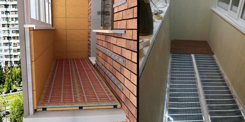 Теплый пол — ключ к уютному балкону в любое время года